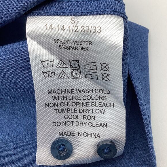 Lucky‎ Brand Slim Fit 4 Way Stretch Long Sleeve Button Up Shirt Size Small NWT - Picture 10 of 10